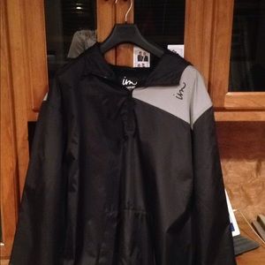 Black/ Gray Windbreaker with 3m patch